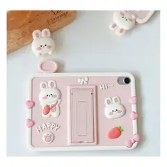 GENERICO - Funda 3D case para IPAD AIR 4 / AIR 5 PINK CONEJO