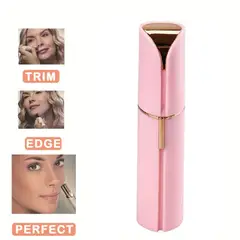 GENERICO - Depiladora Rostro Mujer FlawLbss Flawless Rosado Carga USB Genieka