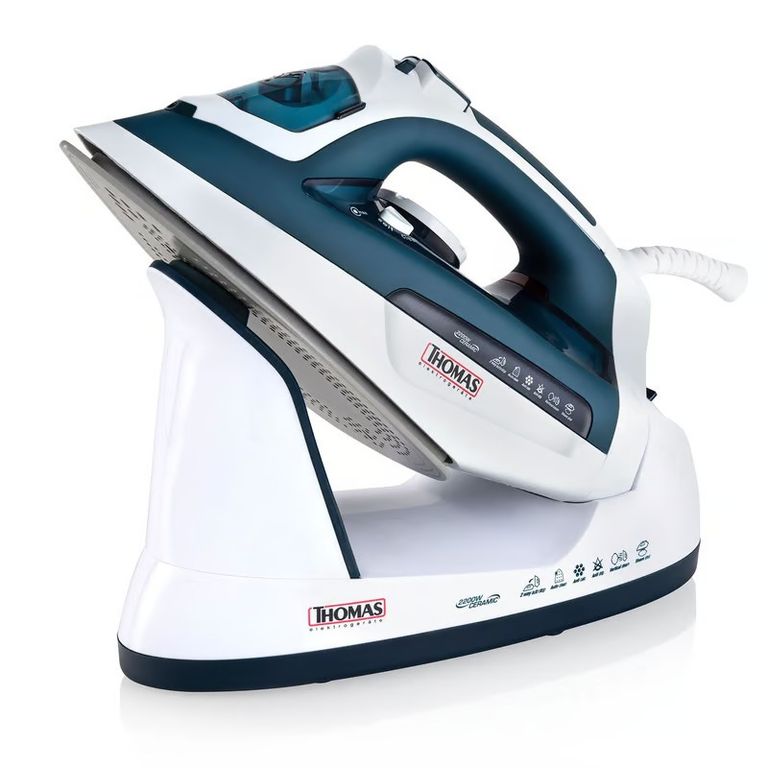 Plancha con Vapor Antiadherente 2200W TH-7355