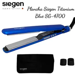SIEGEN - Plancha Alisadora Profesional Titanium Placas Flotantes SG4700
