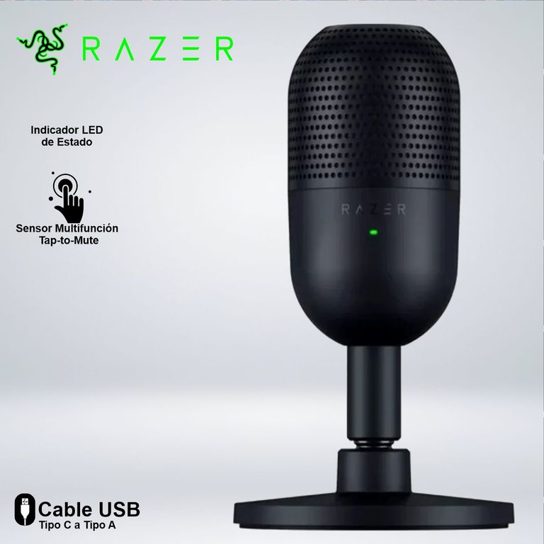 MICROFONO SEIREN V3 MINI SENSOR MUTE SUPREME RUIDO