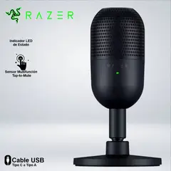 RAZER - MICROFONO SEIREN V3 MINI SENSOR MUTE SUPREME RUIDO