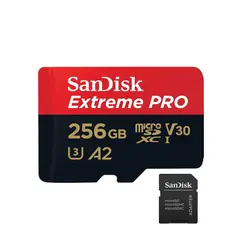 SANDISK - Memoria Micro SD 256GB - R200mb W140mb Extreme Pro