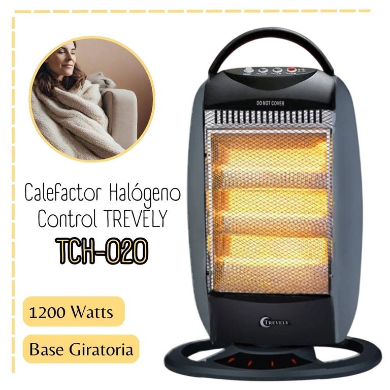 Calentador Electrico Halogeno - Estufa TCH-020