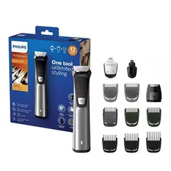 PHILIPS - Recortador 12 En 1 Para Rostro, Cuerpo, Barba Mg7735