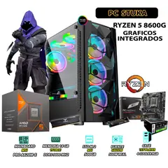 AMD - Computadora PC Ryzen 5 8600G RAM 16GB DISCO 500GB SSD CON GRAFICOS RADEON.