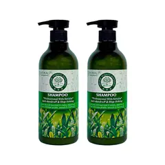 WOKALI - Shampoo De Té Verde 550ml 2 Unidades