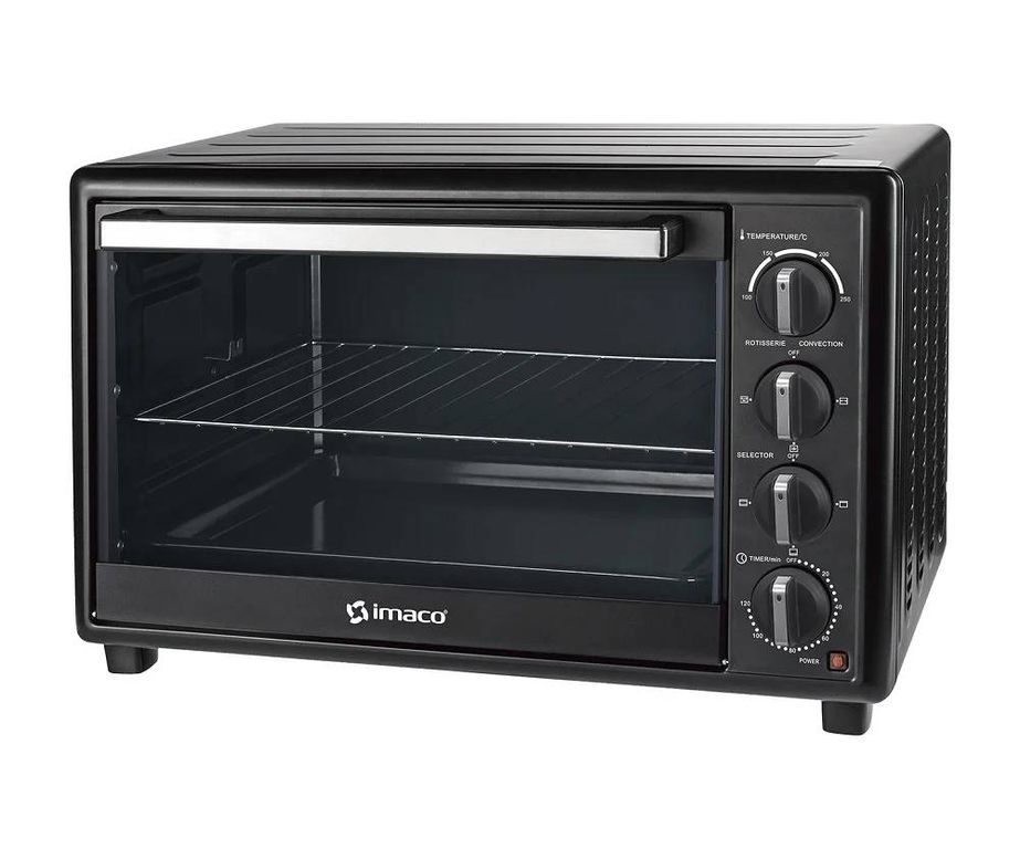 Horno Eléctrico Negro 46L Rosticero HEB 46R