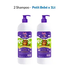 GENERICO - Shampoo Petit Bebé 1Lt 2 Unidades