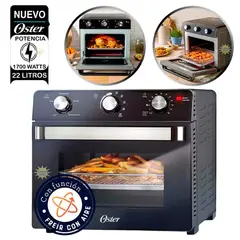 OSTER - Horno con freidora de aire 22 litros TSSTTVMAF1NS