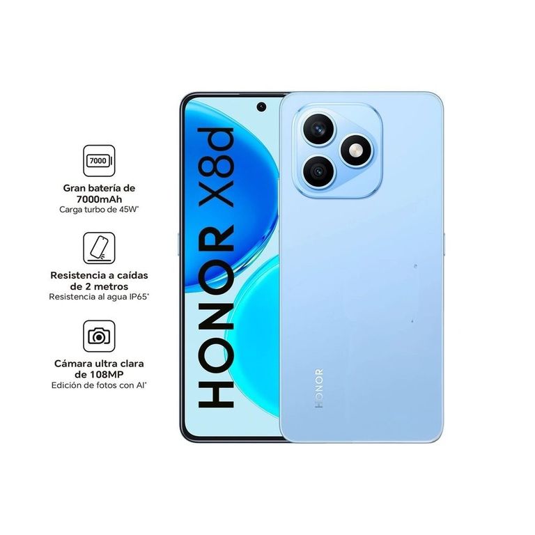 NUEVO X8D 8GB 256GB COLOR AZUL