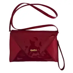 QARA - Clutch Morral de Cuero Genuino para Mujer