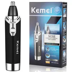 KEMEI - Afeitadora Portátil Vello Nasal Oídos Hombre Viaje Genieka