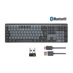 LOGITECH - Teclado Mx mechanical Mecanico Grafito Retroiluminado