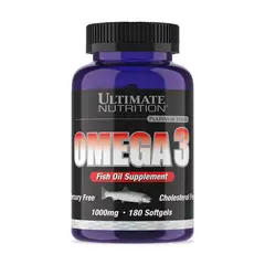 ULTIMATE NUTRITION - Fish Oil 180 Cápsulas Omega-3 Dha Epa-Tienda Física