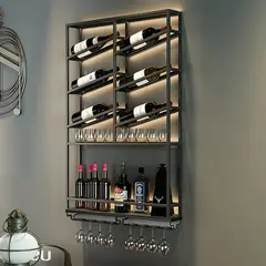 VENTITAS HOME - Bar Flotante Kaliz Negro