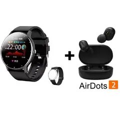 XIAOMI - Audífonos Redmi AirDots 2 y Smartwatch y cinturón inoxidable