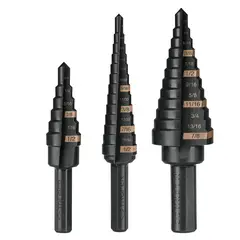 TRUPER - Broca 3 Unidades Juego Escalonada para Fierro Metal 100988 Truper