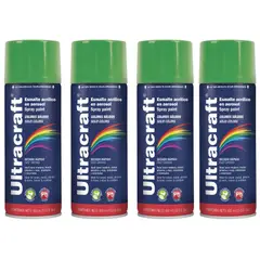 TRUPER - Pintura spray color VERDE IRLANDÉS, 4 UNIDADES ULTRACRAF