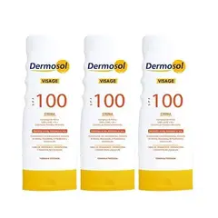 GENERICO - Crema Fotoprotectora Visage 100 Spf Dermosol 150Gr 3 Unidades