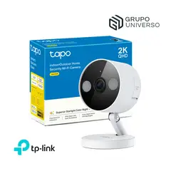 TP LINK - Cámara de Vigilancia IP Tapo C120 4MP 2K Exterior Noche Color