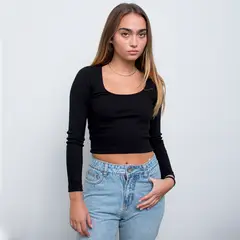 DESIRE - POLO TOP MANGA LARGA LILI PARA MUJER