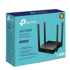 TP LINK - TP-LINK ROUTER ARCHER C64 AC1200 DOBLE BANDA WIFI 4 ANTENAS