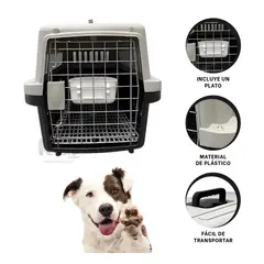 GENERICO - Caja Resistente para Animales L70 en Negro Y+MiniAgenda