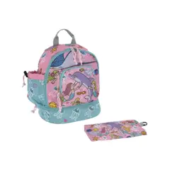 LAKEN - MOCHILA CON CARTUCHERA SIRENAS -