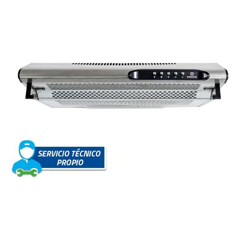Campana Extractora 3 Velocidades CEI602CRP Silver