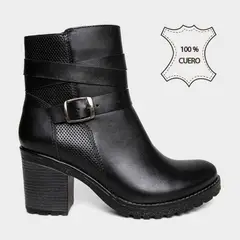 TOP MODEL - Botines Casuales Mujeres Td-023 Ornela Cuero