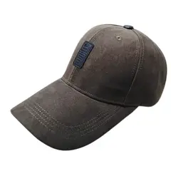 GENERICO - Gorra Gamuza color entero verde occidental_.