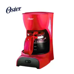 OSTER - Cafetera de 4 Tazas Roja BVSTDCDR5R