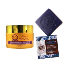 NEVADA NATURAL PRODUCTS - Crema Facial Antiarrugas + Jabón Natural Antiedad