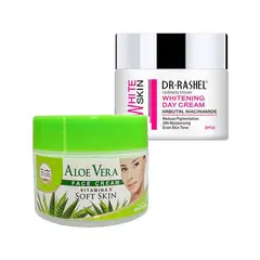 NEVADA NATURAL PRODUCTS - Crema Facial de aloe vera + Crema Blanqueador de Día