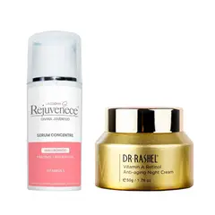 GENERICO - Serum Concentre hialurónico + Crema Noche Vitamina A Retinol