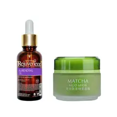 GENERICO - Aceite Facial Vitamina E + Mascarilla De Barro Facial Matcha