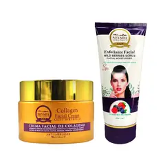 NEVADA NATURAL PRODUCTS - Crema Facial Antiarrugas + Exfoliante Bayas Silvestres