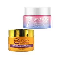 NEVADA NATURAL PRODUCTS - Crema Facial Antiarrugas + Crema Aclaradora con AH