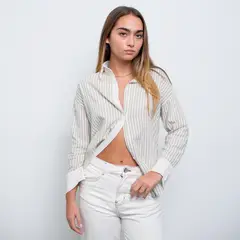 DESIRE - Camisa rayada oversize Silvana Para Mujer.