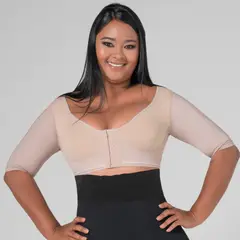 FAJITEX - Brasier de Control Con Mangas Post Operatorio - Beige - L