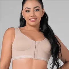 FAJITEX - Brasier Postquirúgico FAJITEX- Beige - S - Beige - XL