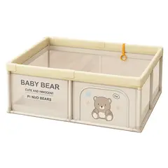 IMPORTADO MC - Corral De Juegos Con Malla De Seguridad Bebé 160 cm x 120 cm