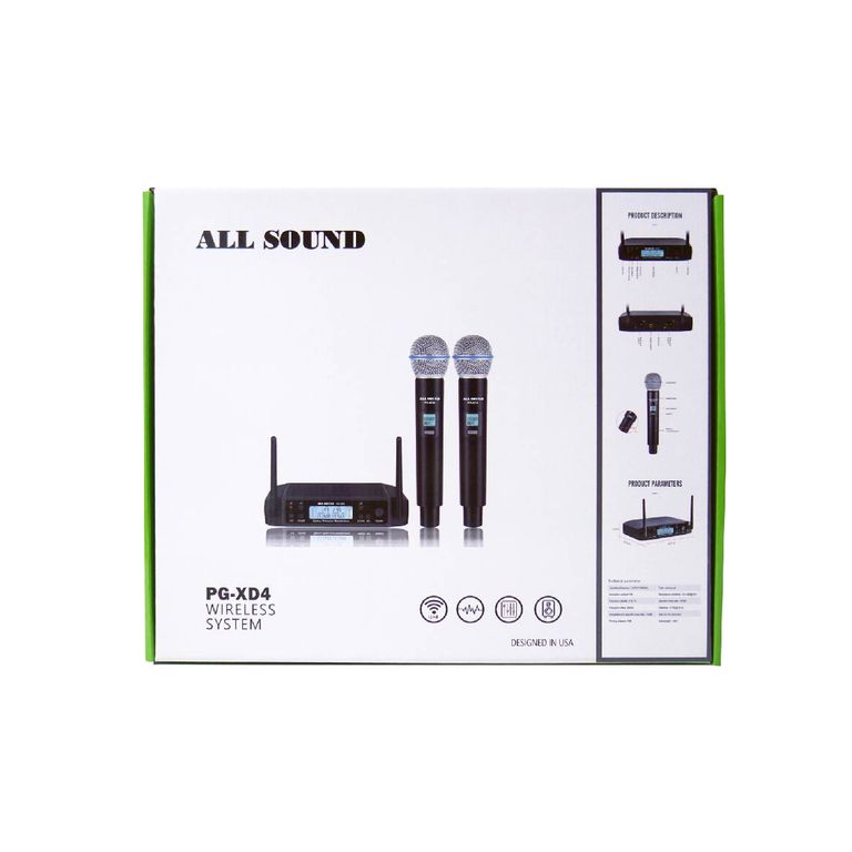 MICROFONOS DE MANO INALAMBRICO UHF DUAL CON MALETIN DE ALUMINIO