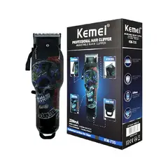 KEMEI - Máquina De Afeitar Para Barbero Profesional Inalámbrica KM-735