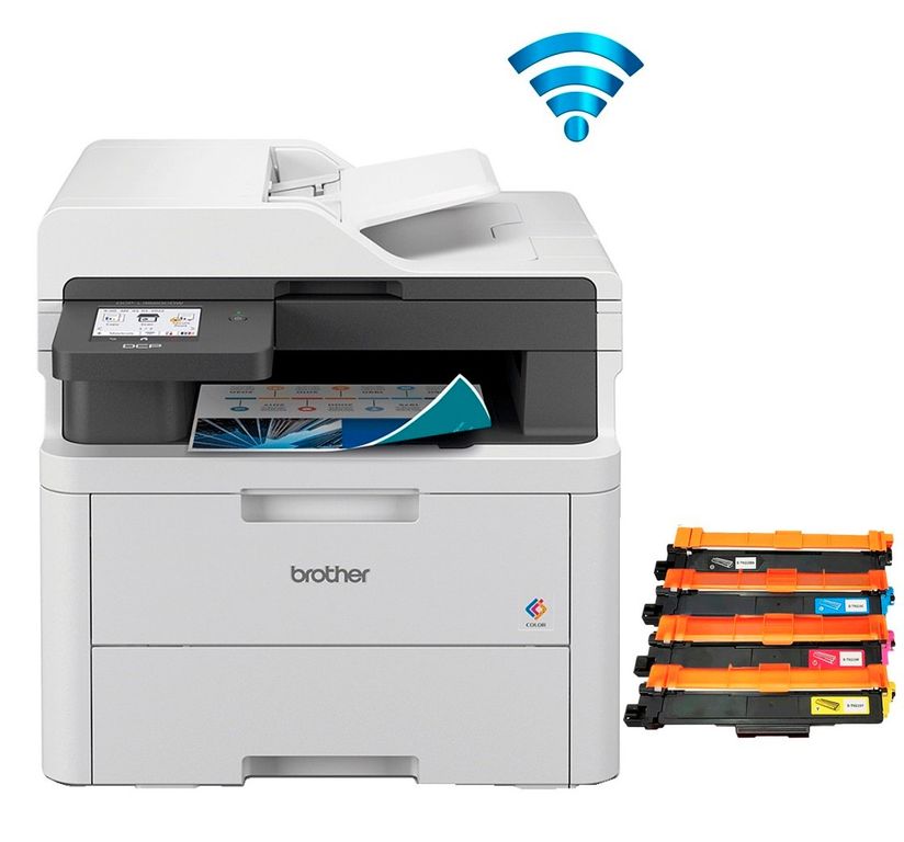 Impresora Laser DCP-L3560CDW Multifuncional WIFI -Color