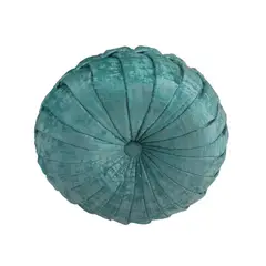 GENERICO - Cojín Decorativo Zenith Redondo Verde Agua Marina