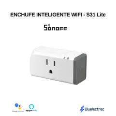 SONOFF - Enchufe inteligente WiFi compatible Alexa y google