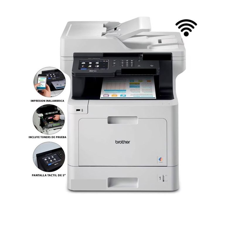 Impresora Láser Multifuncional MFC-L8900CDW Wifi-Usb-Ethernet-Color