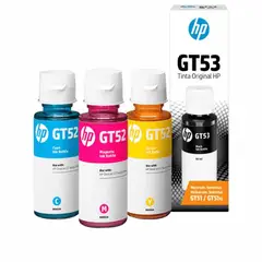 HP - Pack Tinta Gt52 Gt53 Kit Negro Cyan Amarillo Magenta